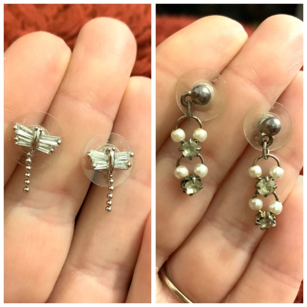 Two Pair Vintage Studs